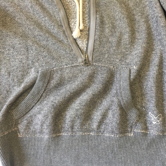 American Eagle Half-Zip Pullover Hoodie - Picture 6 of 6